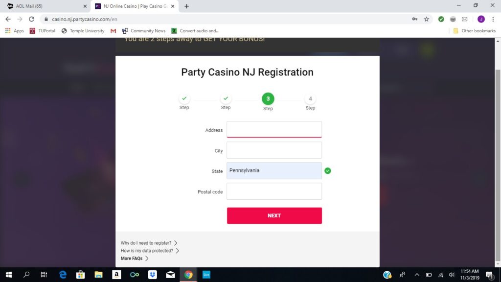 PartyCasino NJ & Bonus Don't play until you've read this!