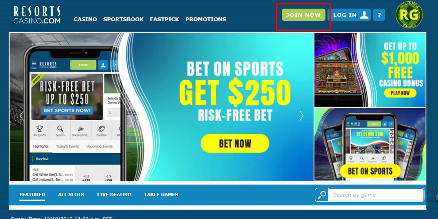 Resorts slots for free