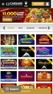 Caesars casino website