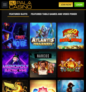 Pala casino website