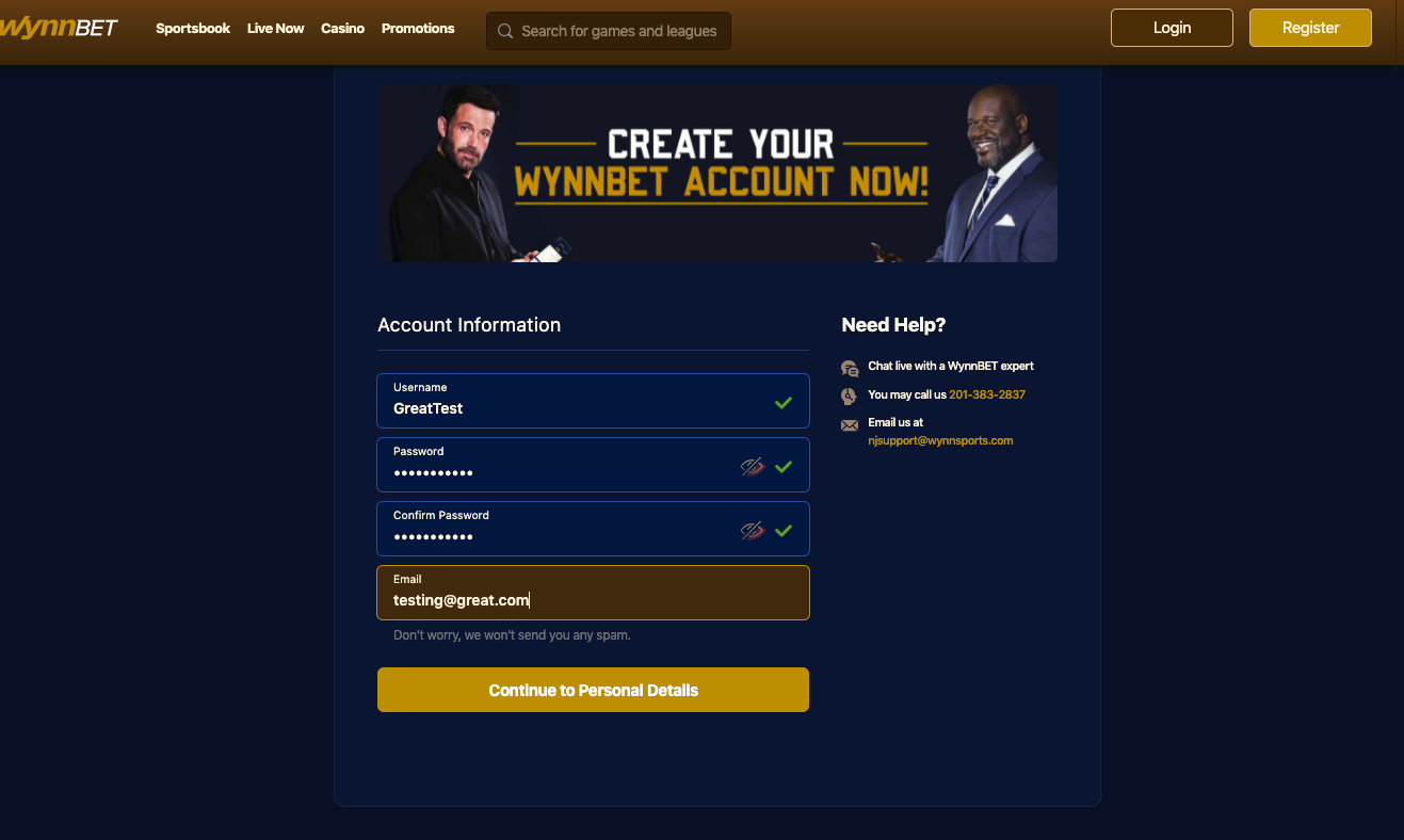 WynnBET online casino new jersey