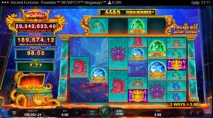 Ancient Fortunes Poseidon Wowpot Megaways demo play free 3