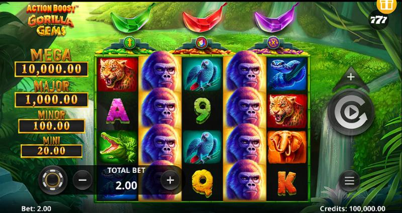 Action Boost Gorilla Gems