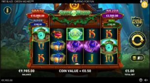 Fire Blaze: Green Wizard demo play free 3