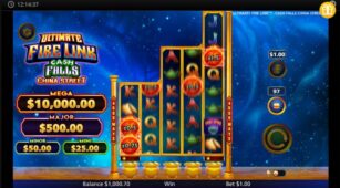 Ultimate Fire Link Cash Falls China Street demo play free 1