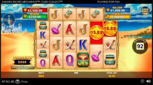 Cash Collect Sahara Riches Megaways demo play free 3