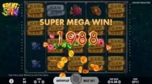 Fruit Spin max win video 0