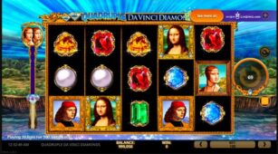 Quadruple Da Vinci Diamonds demo play free 2
