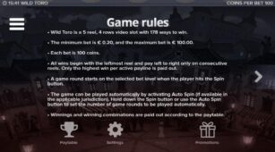 Wild Toro demo play free 0