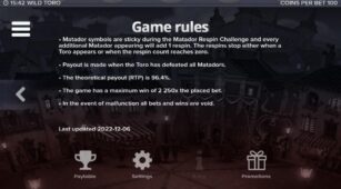 Wild Toro demo play free 3