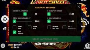 Hot Chilli max win video 0