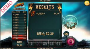 Slingo Lightning demo play free 0