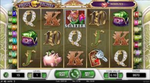 Piggy Riches (Netent) demo play free 2