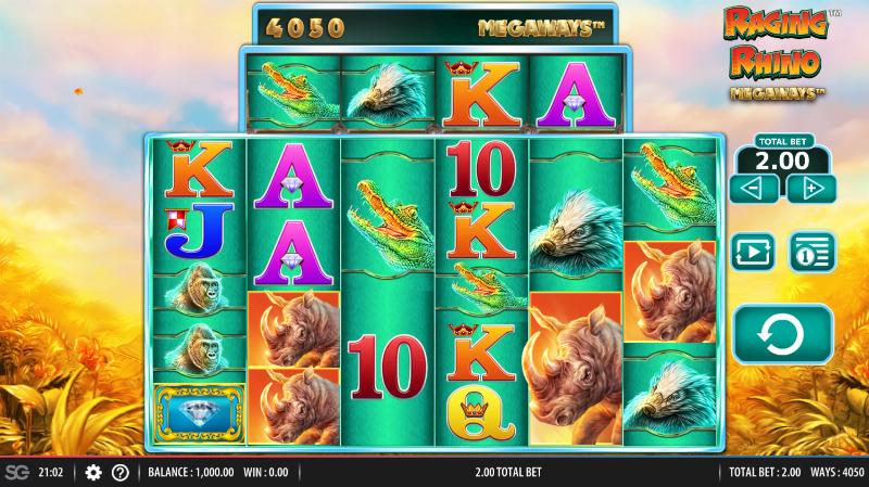 Raging Rhino Megaways