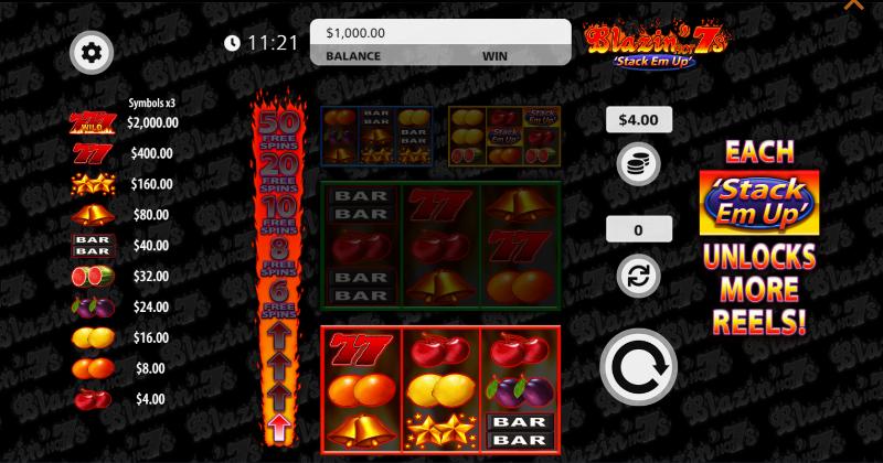 Blazin Hot 7S Stack Em Up