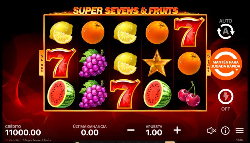 5 Super Sevens & Fruits