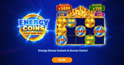 Energy Coins Hold and Win