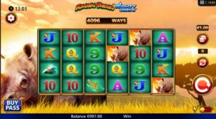 Raging Rhino Mighty Ways demo play free 2