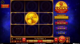 9 Coins 1000X Edition demo play free 3