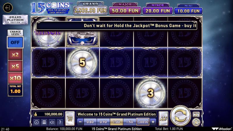 15 Coins: Grand Platinum Edition