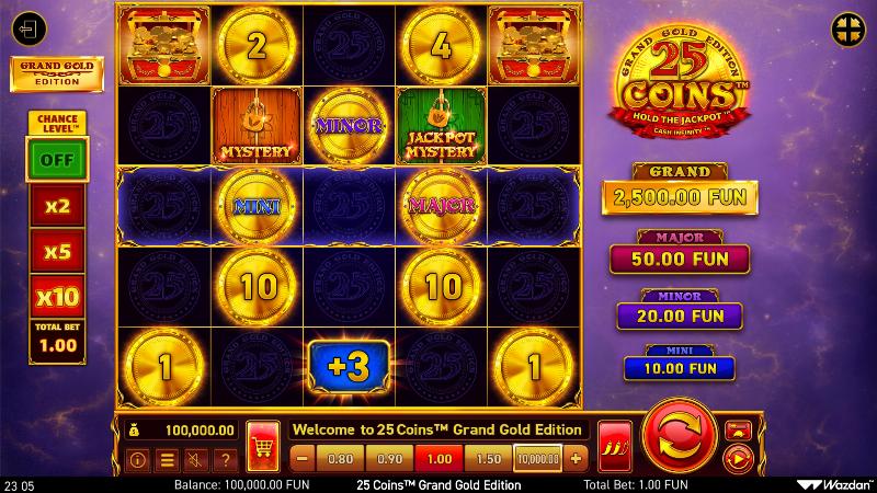 25 Coins Grand Gold Edition