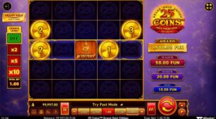 25 Coins Grand Gold Edition demo play free 1