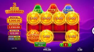 3 Coin Volcanoes demo play free 1