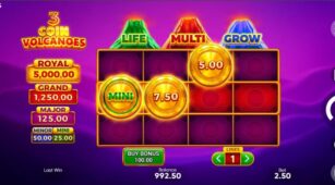 3 Coin Volcanoes demo play free 2