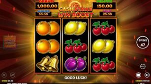 Cash Strike Win Boost demo play free 2