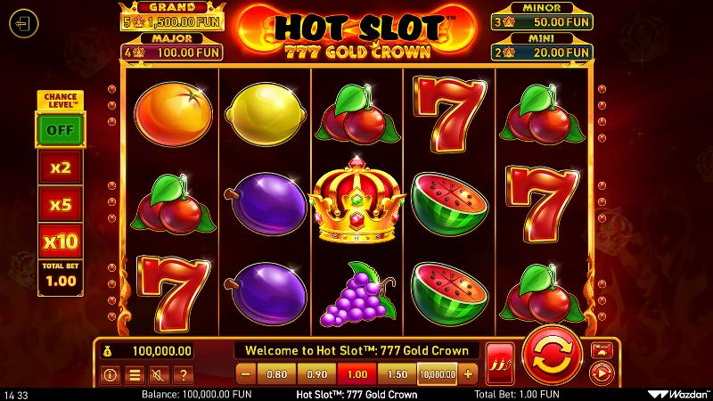 Hot Slot: 777 Gold Crown