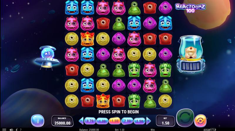 Reactoonz 100