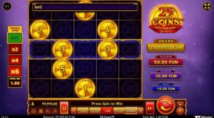 25 Coins demo play free 3