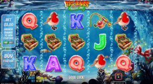 Big Bass Christmas Frozen Lake demo play free 1