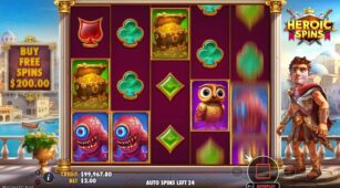 Heroic Spins demo play free 2