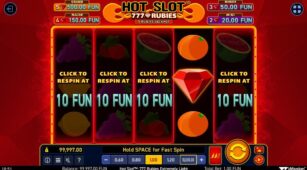 Hot Slot: 777 Rubies Extremely Light demo play free 3