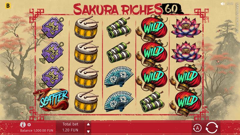 Sakura Riches 60