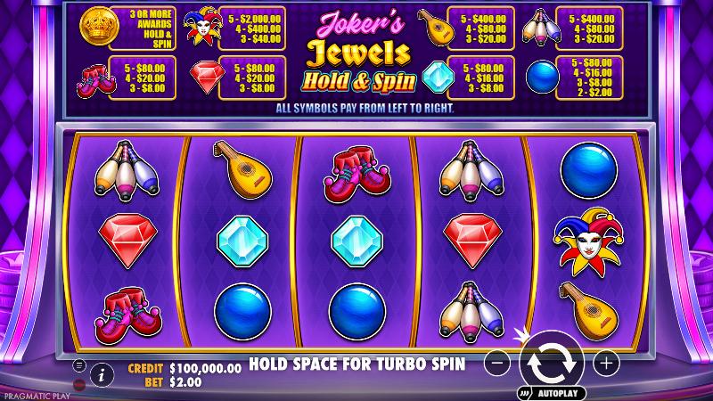 Joker’s Jewels Hold & Spin