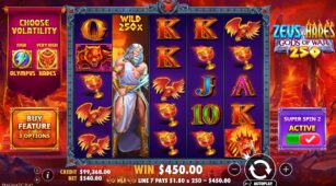 Zeus Vs Hades Gods Of War 250 demo play free 3