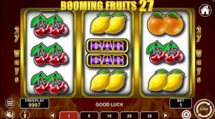 Booming Fruits 27 demo play free 3