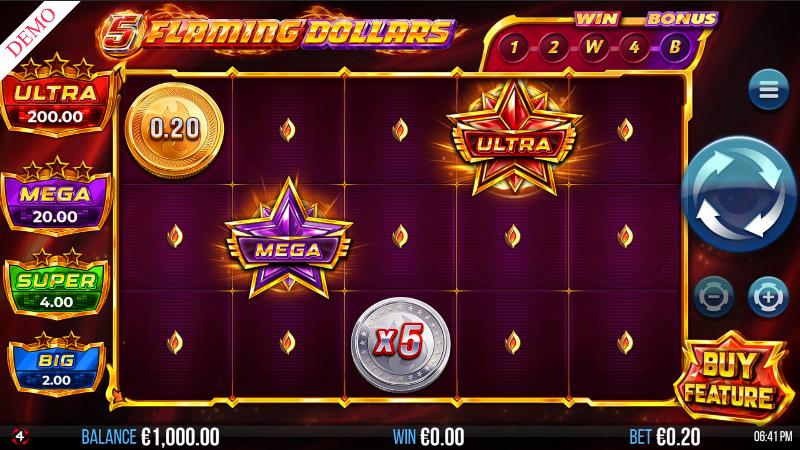 5 Flaming Dollars