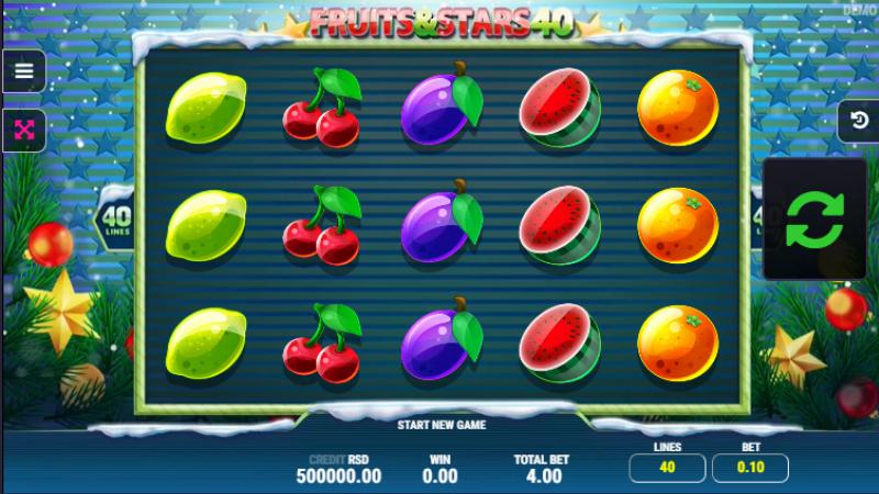 Fruits And Stars 40 Christmas
