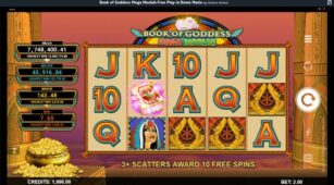 Mega Moolah Goddess demo play free 2