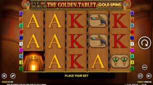 Eye Of Horus The Golden Tablet Gold Spins demo play free 1