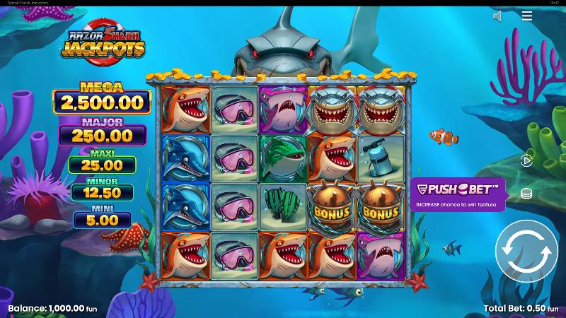 Razor Shark Jackpots