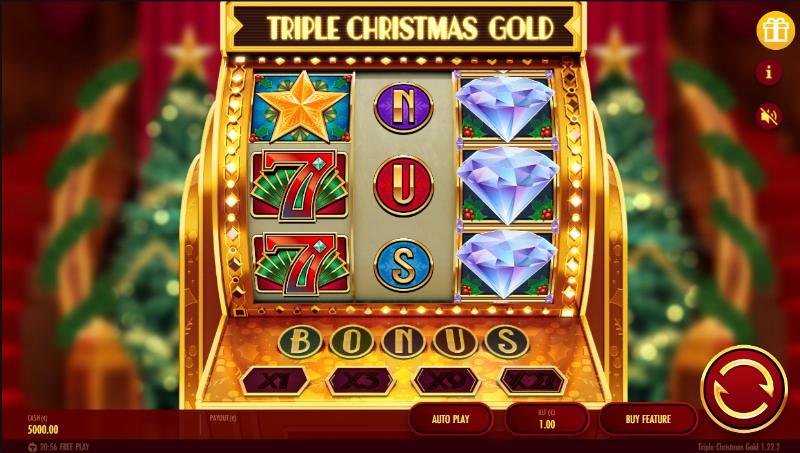 Triple Christmas Gold
