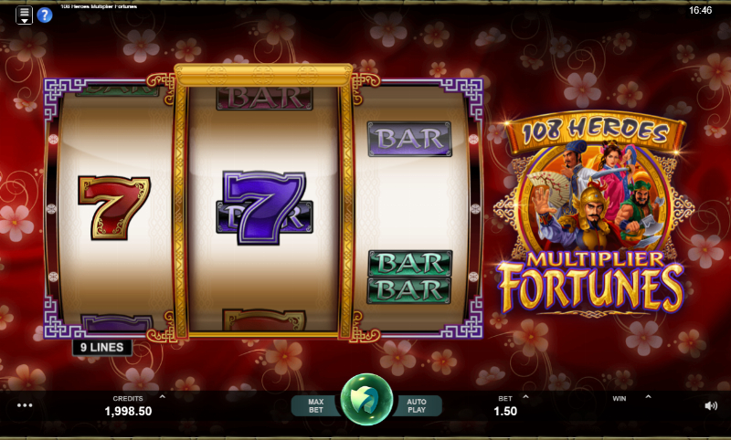 108 Heroes Multiplier Fortunes