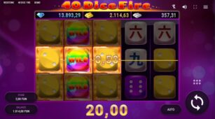 40 Dice Fire demo play free 2
