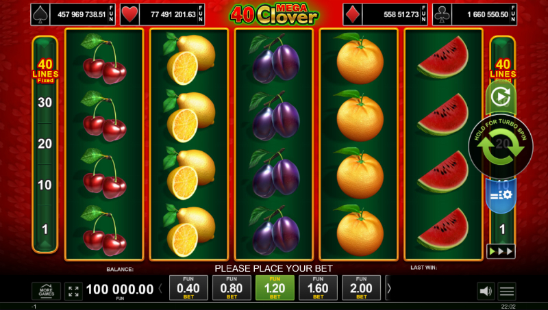 40 Mega Clover