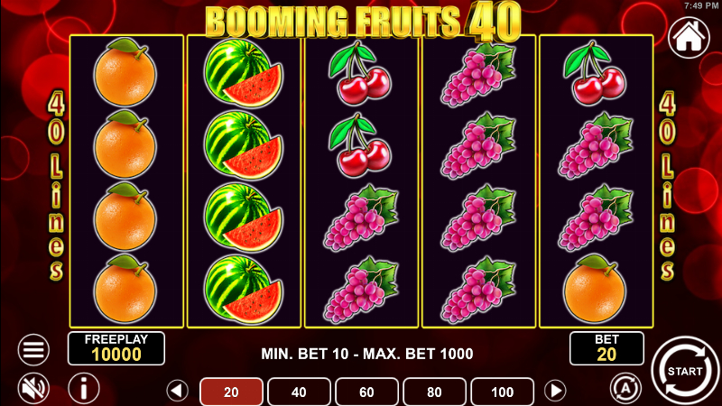 Booming Fruits 40