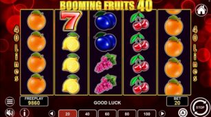 Booming Fruits 40 demo play free 3